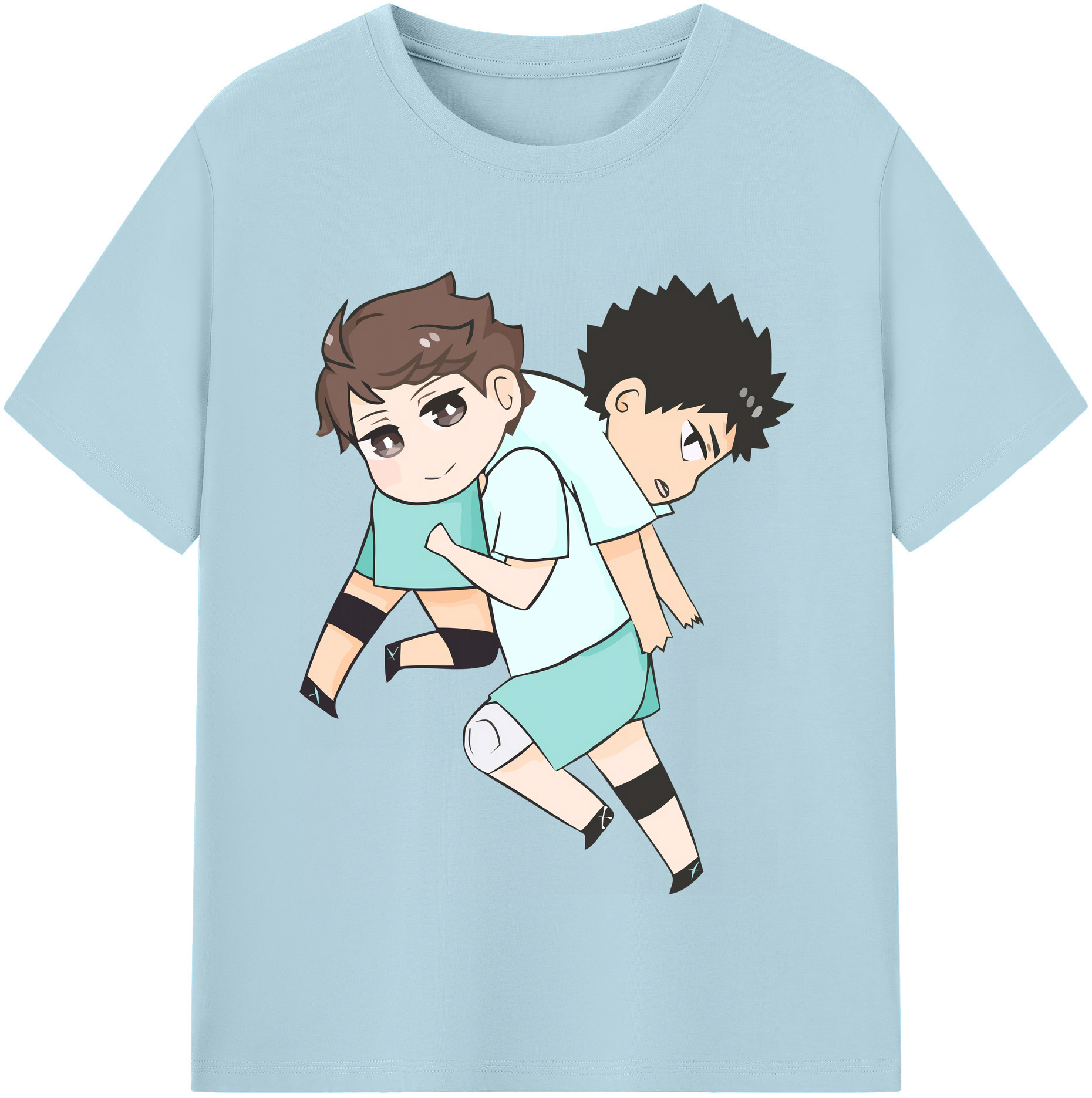 （画像用） ハイキュー!! Haikyu!! 綿100％半袖Tシャツ（フロントプリント）